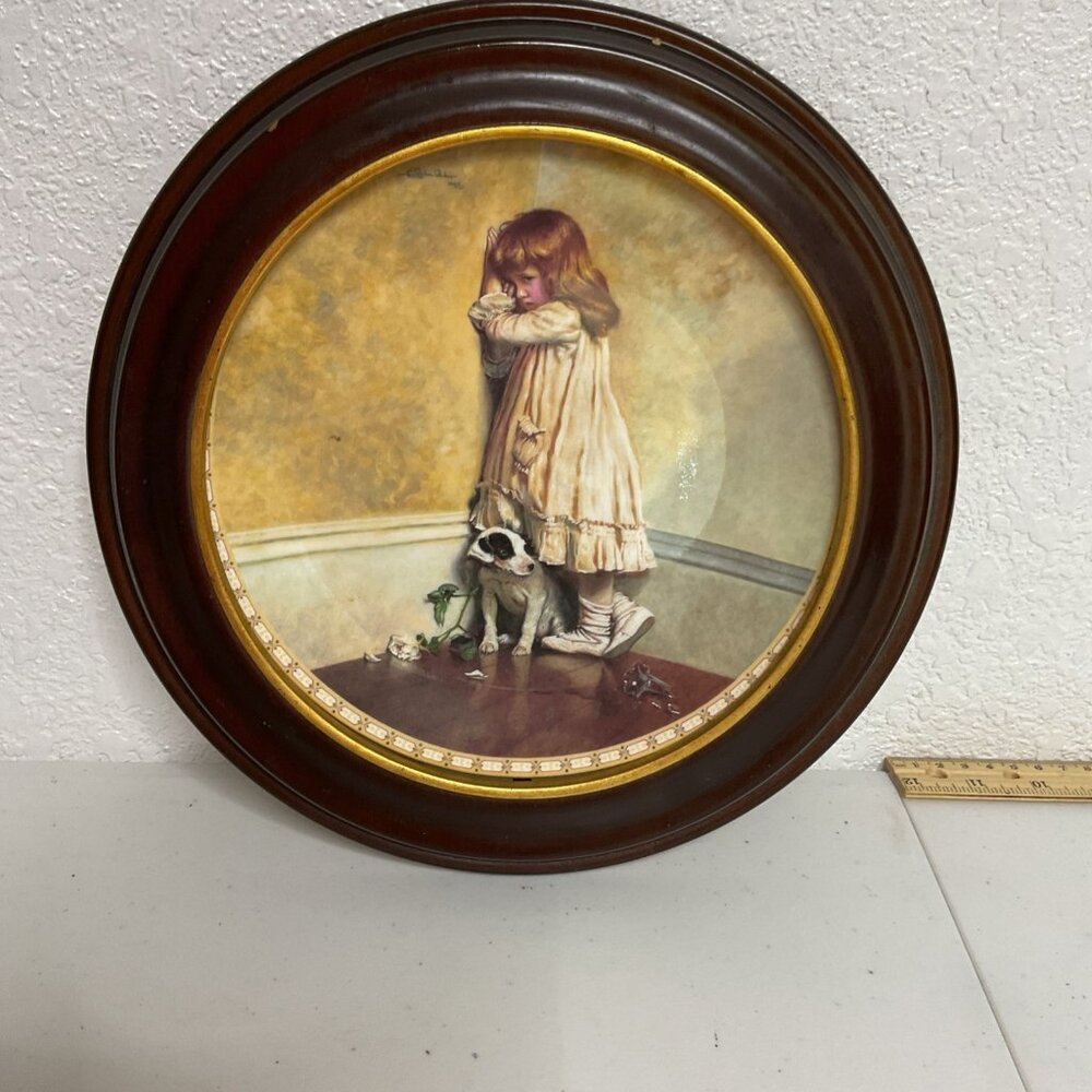 Royal Doulton England The Original In Disgrace Collector Plate A Victorian...